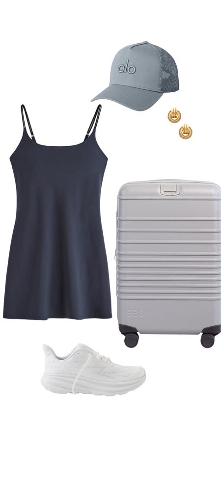 A simple easy travel outfit! I’ve been loving skorts & active dresses for daily wear but also a cute easy travel uniform. 

Dressupbuttercup.com 

#dressupbuttercup 

#LTKstyletip #LTKSeasonal #LTKtravel