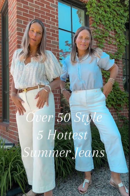 White jeans are a great staple for summer! 

#LTKMidsize #LTKStyleTip #LTKOver40