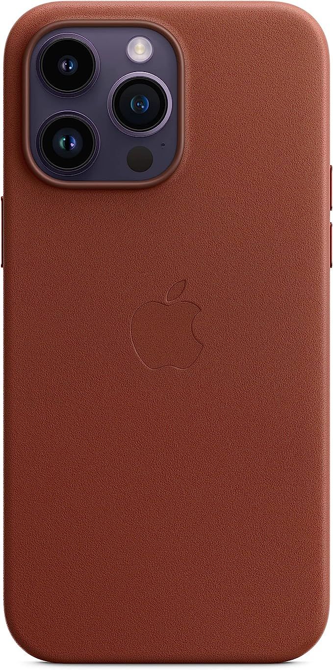 Apple iPhone 14 Pro Max Leather Case with MagSafe - Umber | Amazon (US)