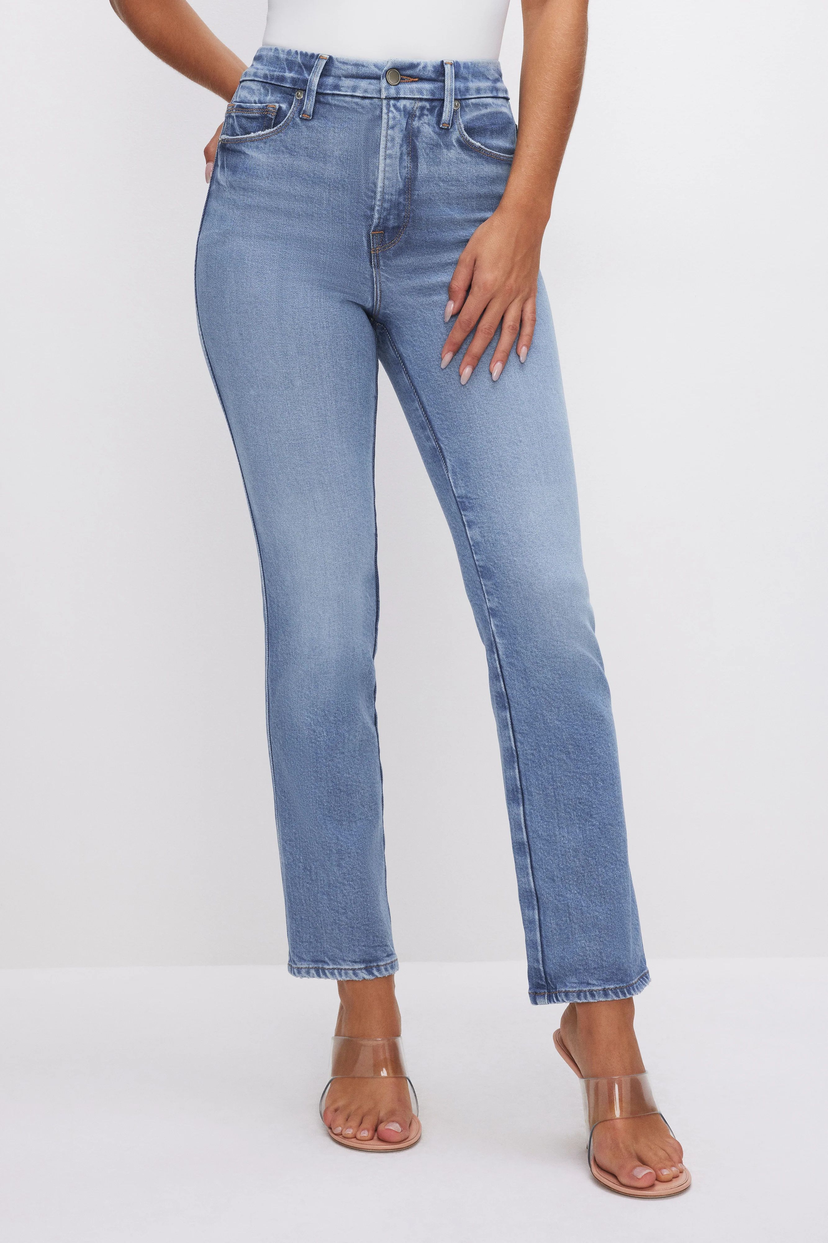SOFT-TECH GOOD CURVE STRAIGHT JEANS | Good American
