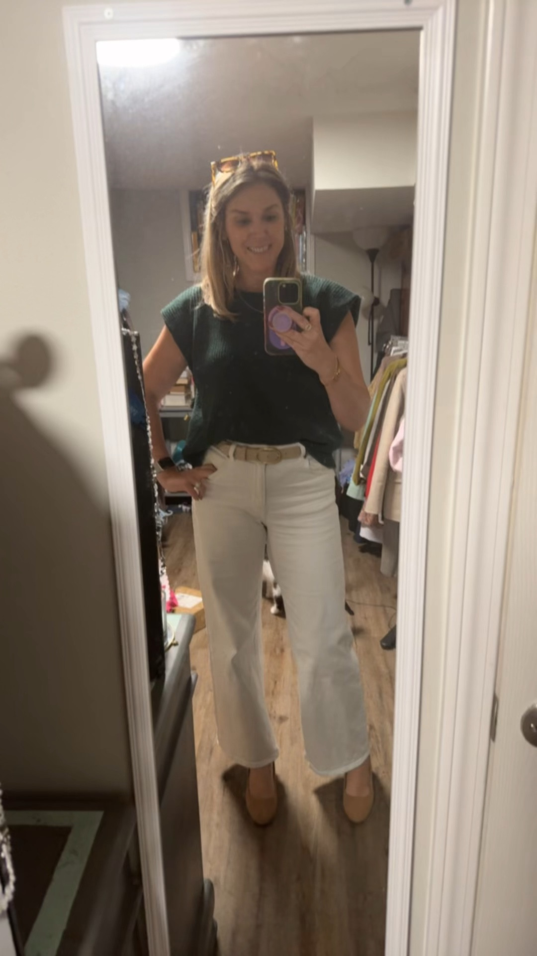 The top is from Make It Personal in Albemarle and I’m pretty sure they still have some available. If not, or if you aren’t local I’ve linked an alternative but it is not the same. 

#LTKFindsUnder50 #LTKWorkwear #LTKVideo