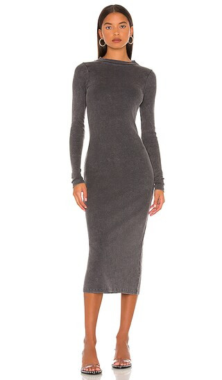 Dax Dress in Black Gold Mineral Wash | Revolve Clothing (Global)