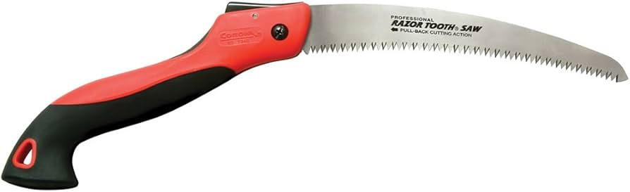 Corona 7 Inch RS 7245 Razor Tooth Folding Saw, 7-Inch Curved Blade, Steel | Amazon (US)