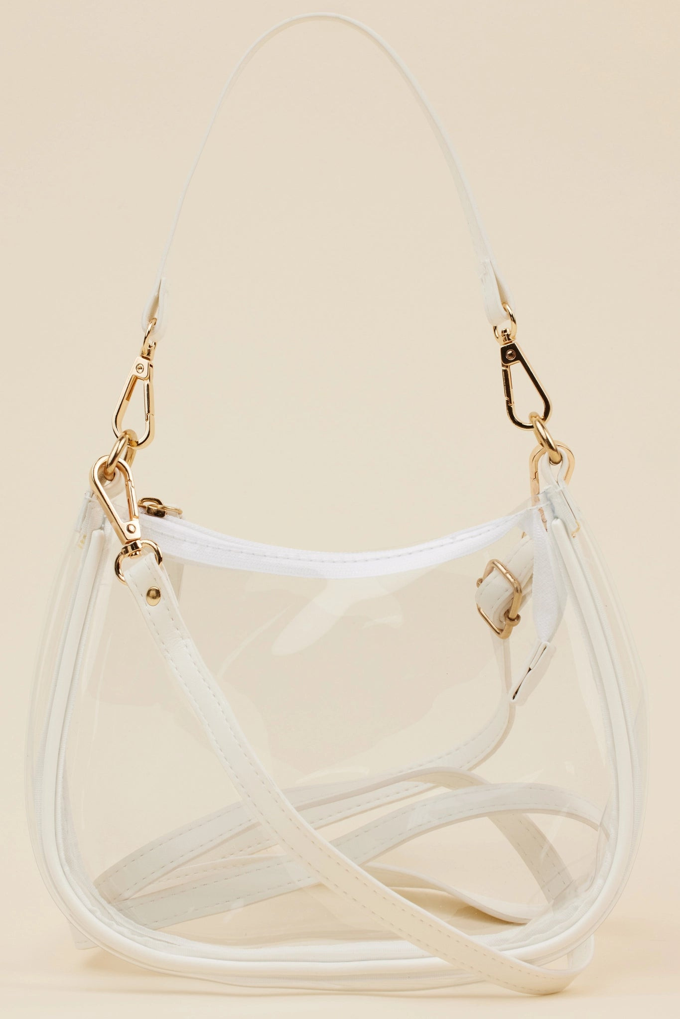 Clear Game Day Bag- White | Avara