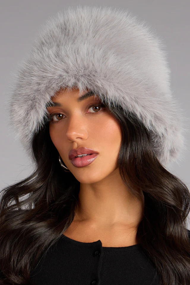 Fuzzy Feelings Faux Fur Bucket Hat | Windsor Stores