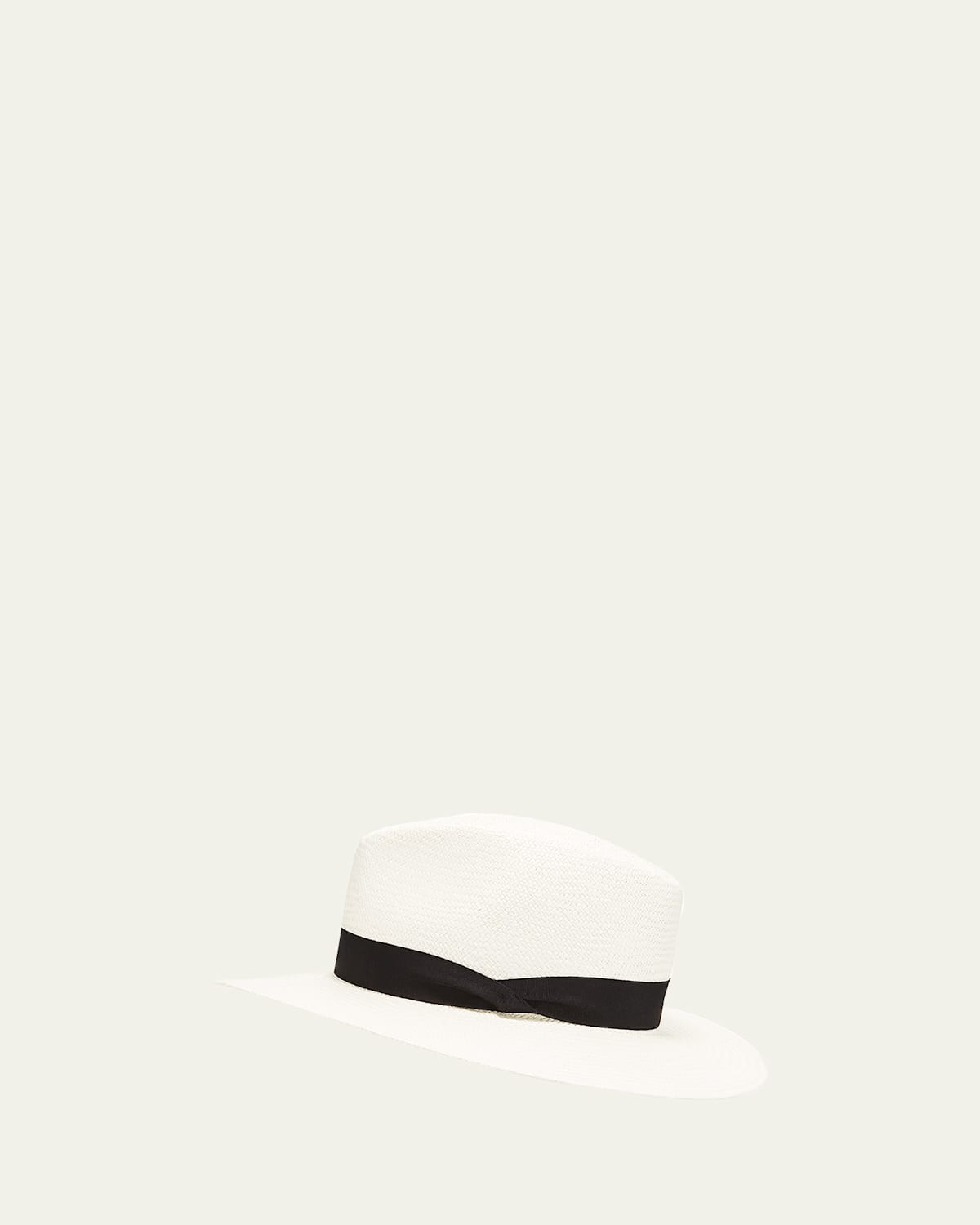 Panama Straw Hat, White | Bergdorf Goodman