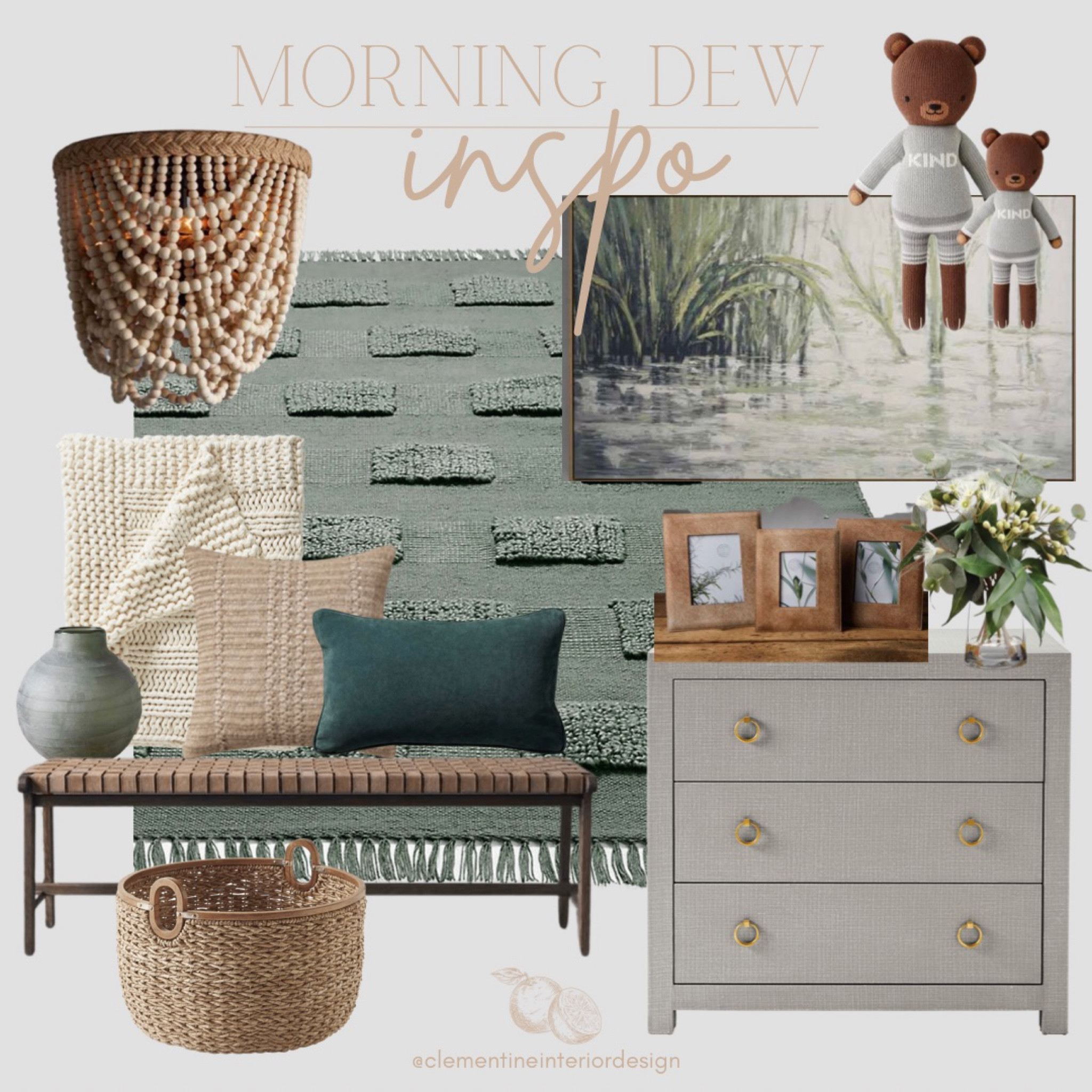 The refreshing morning dew🤍

Kids room decor, beaded flush mount light, cuddle and kind, storage basket, woven basket, suede pillow, chest, eucalyptus, cotton throw blanket, green vase, wall art, leather picture frame

#LTKkids #LTKhome #LTKbaby