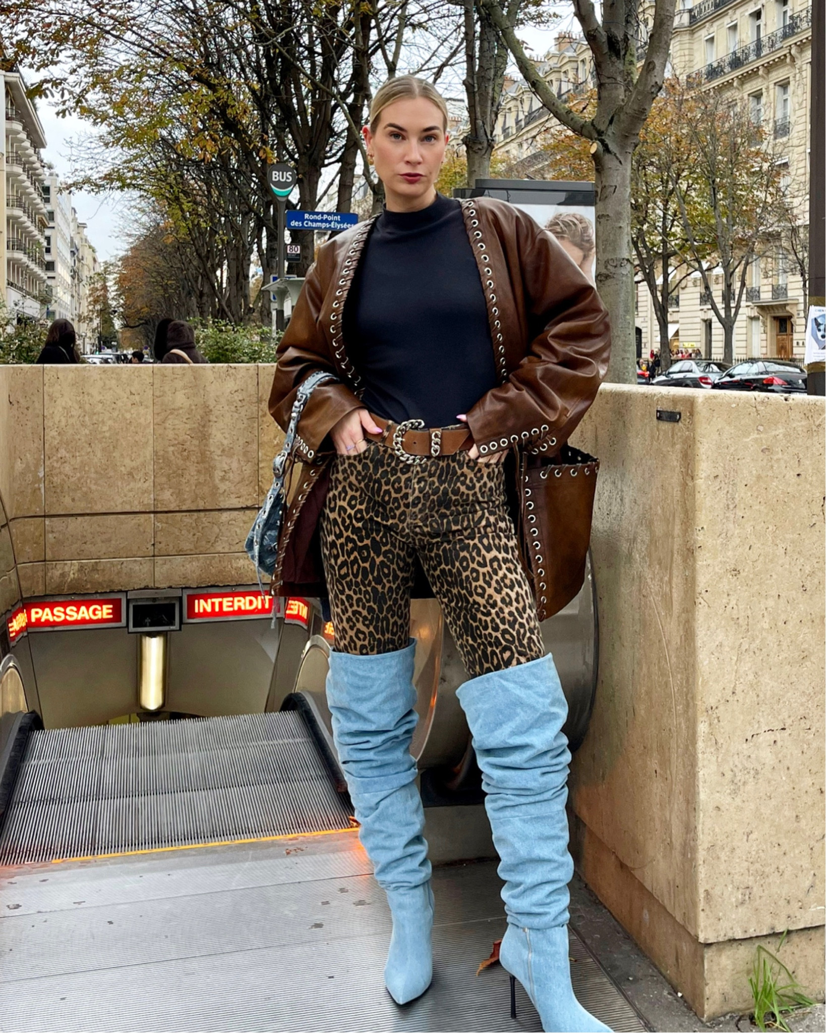 I rarely wear brown but this oversized faux leather jacket is such a stunner and also warm enough to wear on sunny autumn days. I love to pair it with my old leopard jeans and new Zara denim over-knee boots. 

#LTKeurope #LTKstyletip #LTKSeasonal