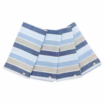 Bee & Willow™ Hemstitch Stripe Napkins in Blue/Neutral (Set of 4) | Bed Bath & Beyond | Bed Bath & Beyond