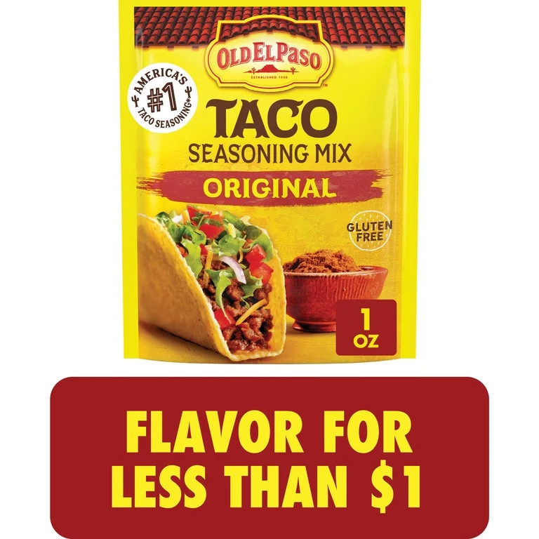 Old El Paso Taco Seasoning Mix, Original Flavor, 1 oz. | Walmart (US)