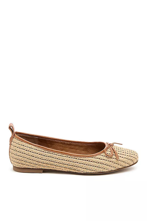 Frankie Raffia Ballet Flats | Anthropologie (US)