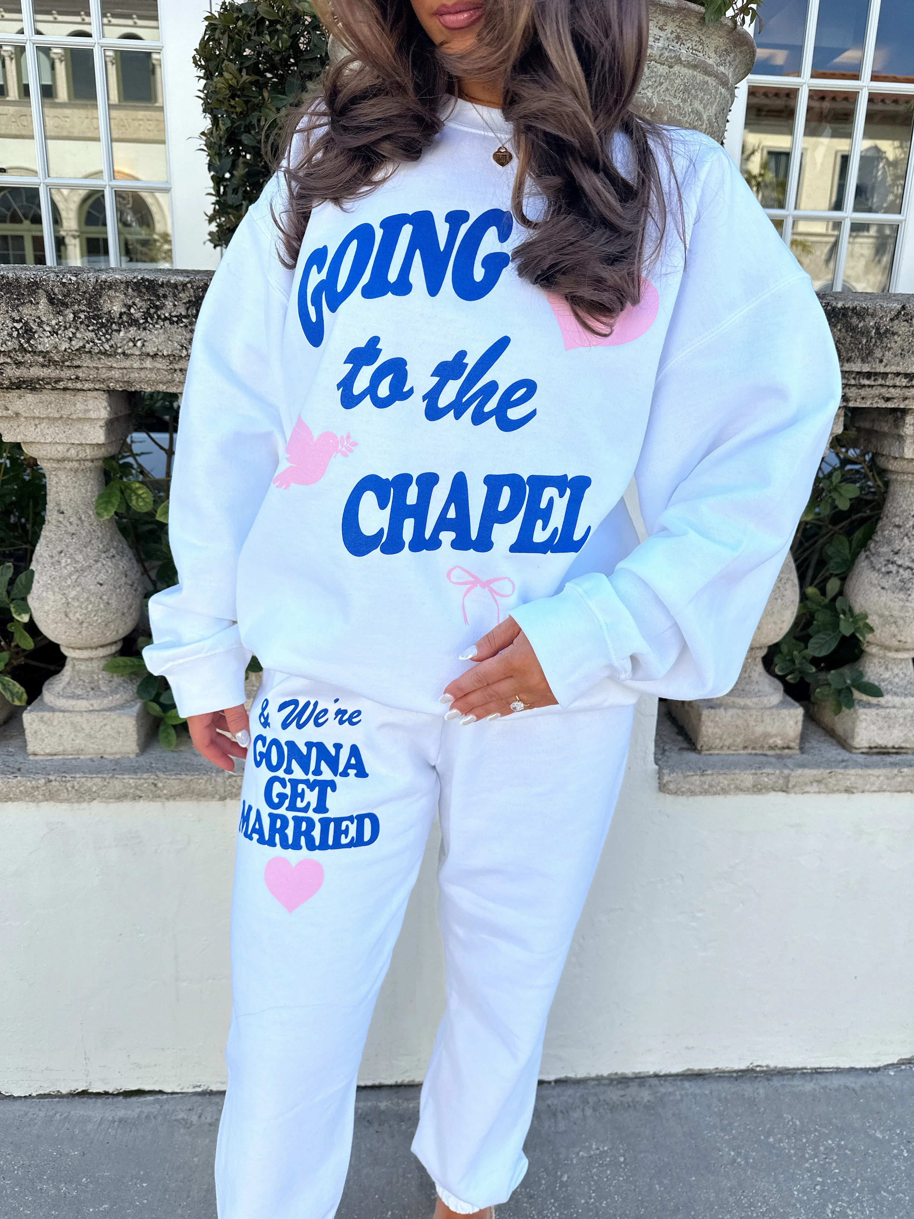 Going To The Chapel Sweatpants Set     pre-order | Shop Your Darling Style
