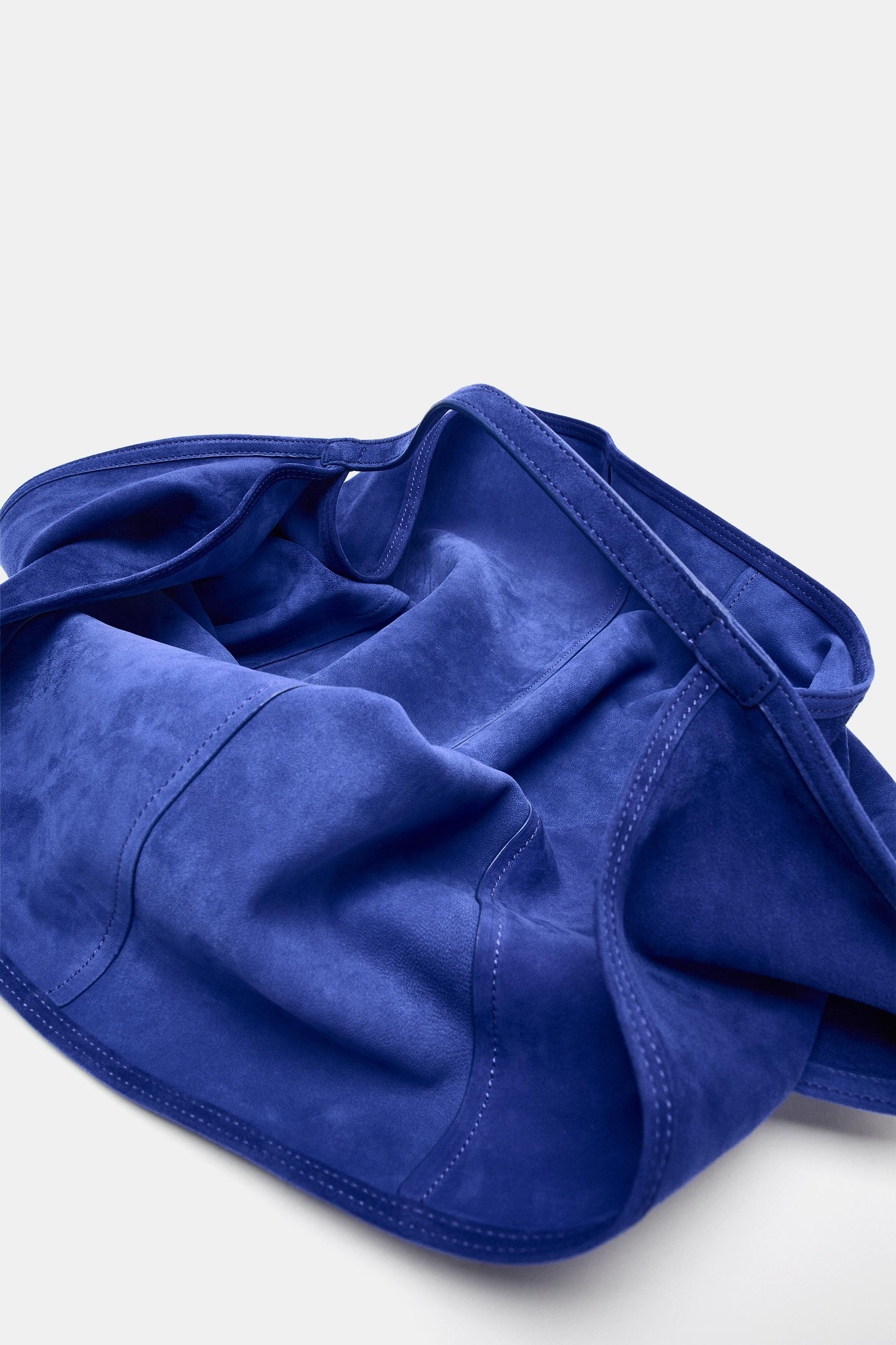 SUEDE BUCKET BAG | Zara US