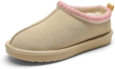 DREAM PAIRS Women's Fuzzy Cozy Slippers Genuine Suede Indoor Outdoor Fluffy Home Comfy Winter Sli... | Amazon (US)