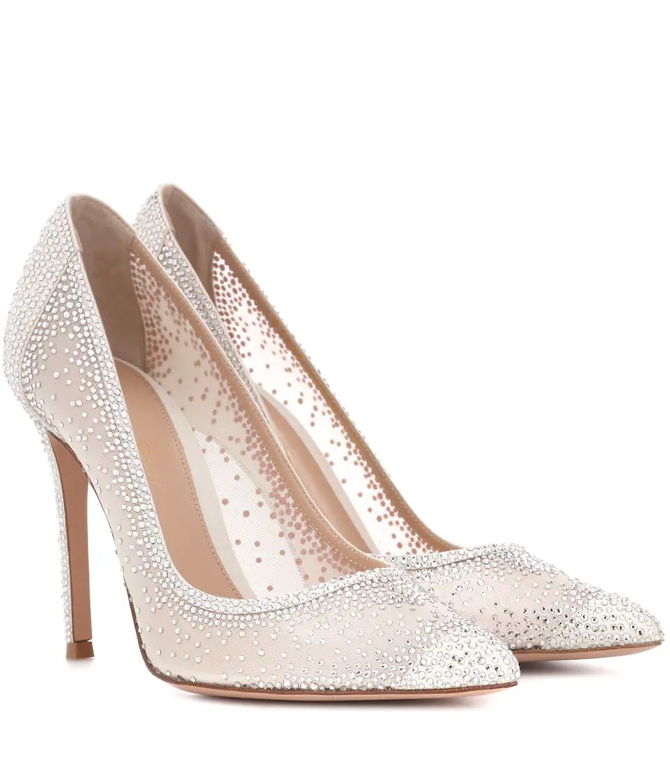 Rania crystal-embellished pumps | Mytheresa (US/CA)