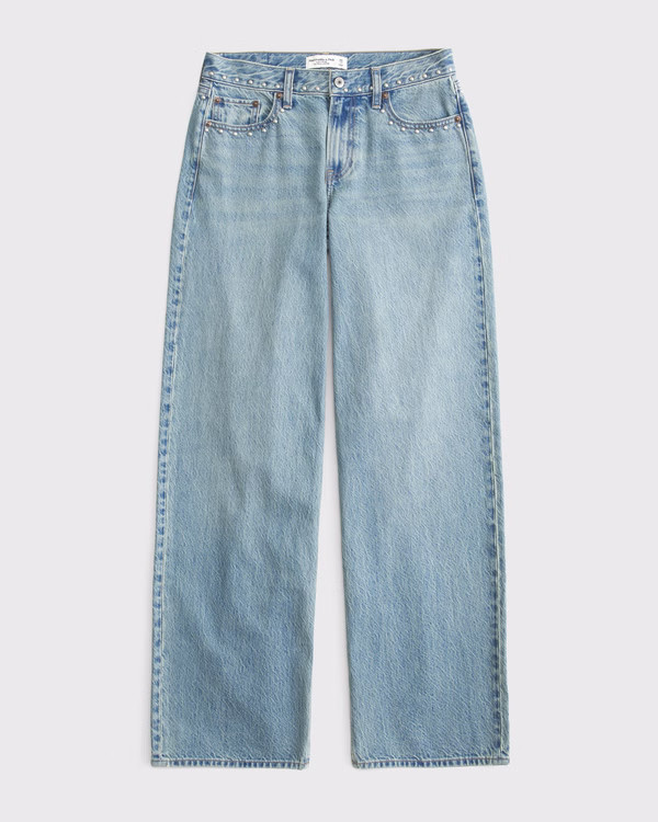 Women's Low Rise Ultra Loose Jean | Women's Clearance | Abercrombie.com | Abercrombie & Fitch (US)