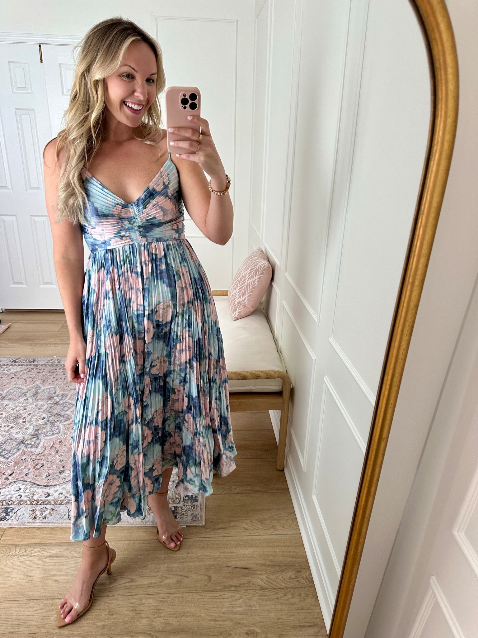 Floral midi dress - wedding guest dress - wearing a med 

#LTKWedding #LTKStyleTip #LTKMidsize