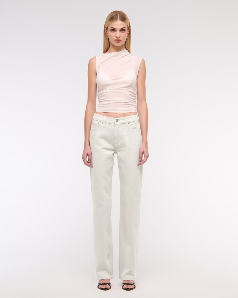 Curve Love Low Rise Baggy Jean | Abercrombie & Fitch (US)