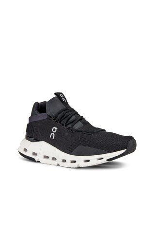 On Cloudnova Sneaker in Phantom & White from Revolve.com | Revolve Clothing (Global)