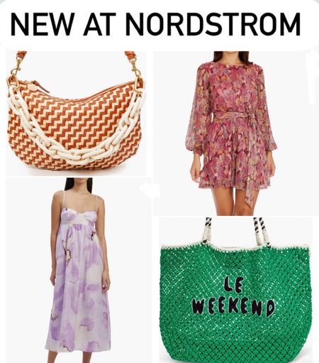 New at Nordstrom! Love these dresses! Summer dress, party dress, summer bags 

#LTKItBag #LTKSeasonal