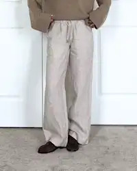 100% European Linen Wide Leg Pants | Quince