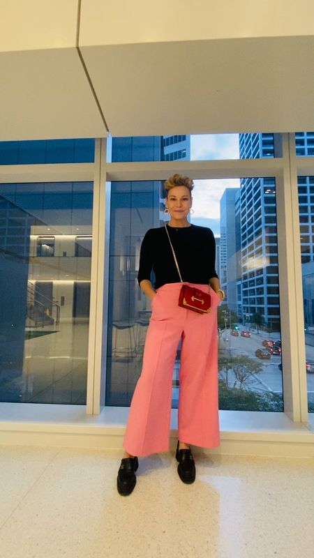 Who doesn’t need a pink pant? Shop these exact pink wide leg pants now and cozy cashmere sweater 

#LTKover40 #LTKworkwear #LTKmidsize