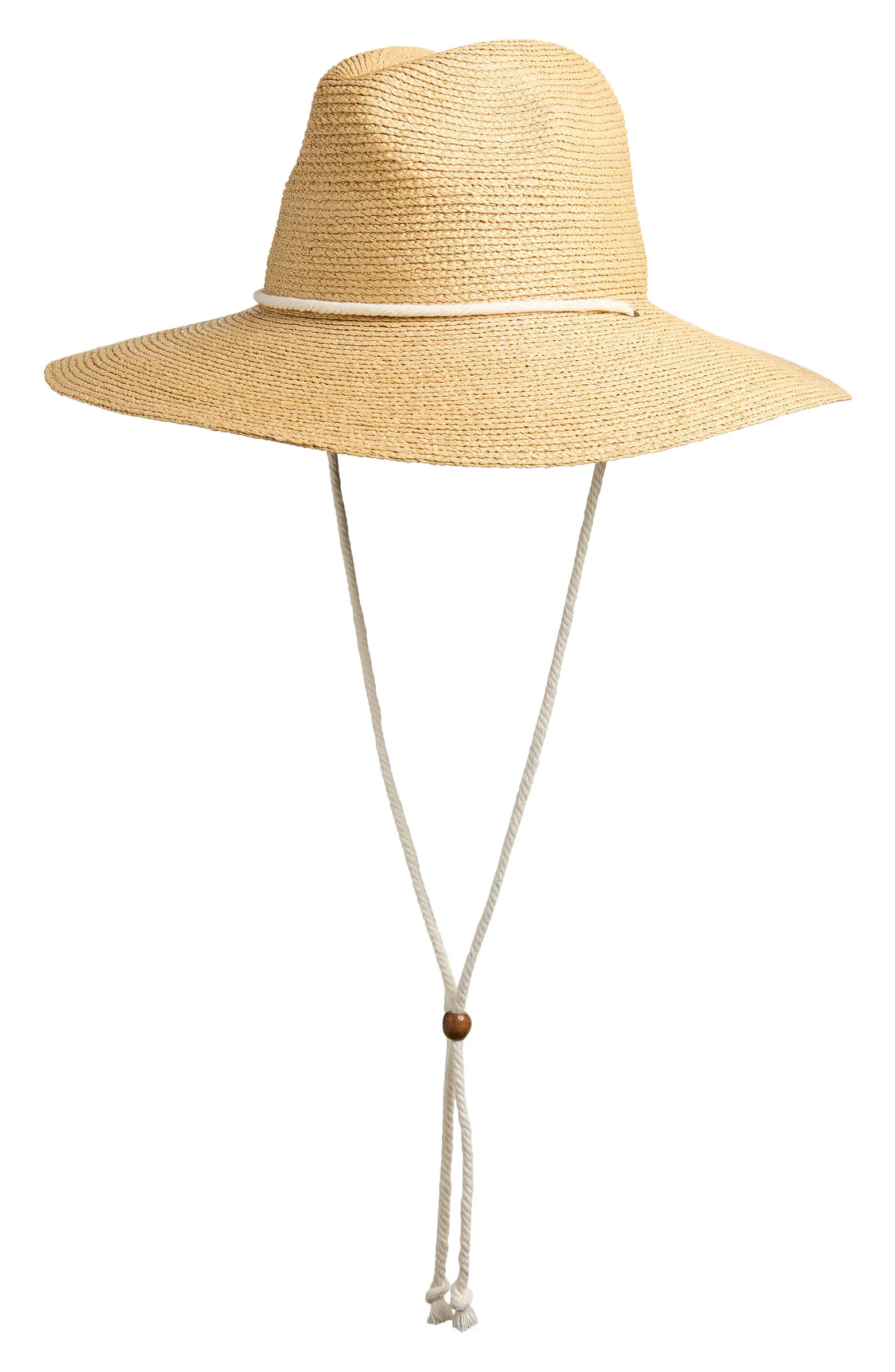 Raffia Drawstring Sun Hat | Nordstrom