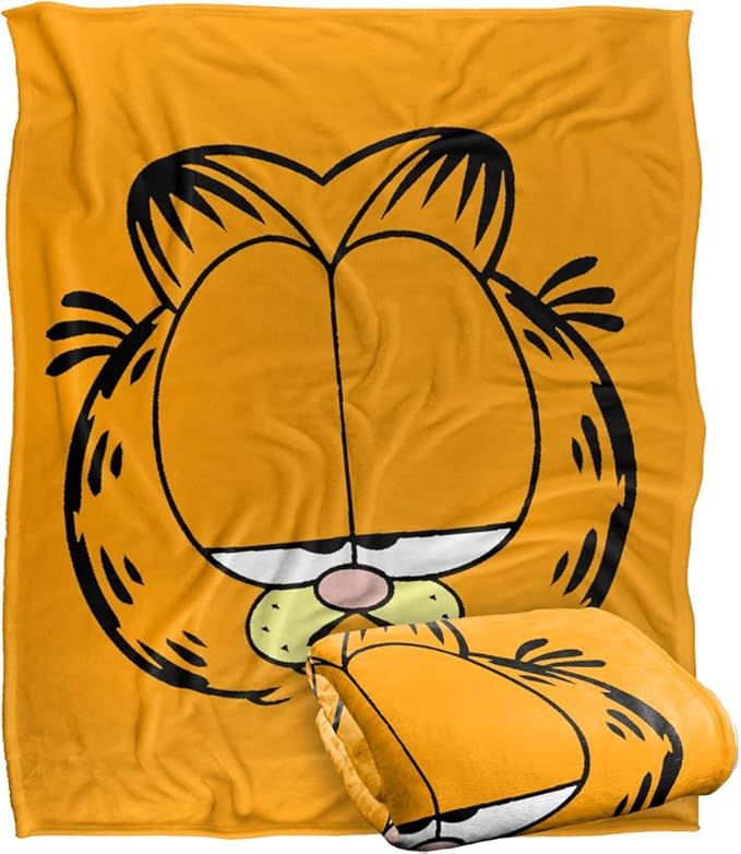 Garfield Blanket, 50"x60", Big Head Silky Touch Super Soft Throw | Amazon (US)