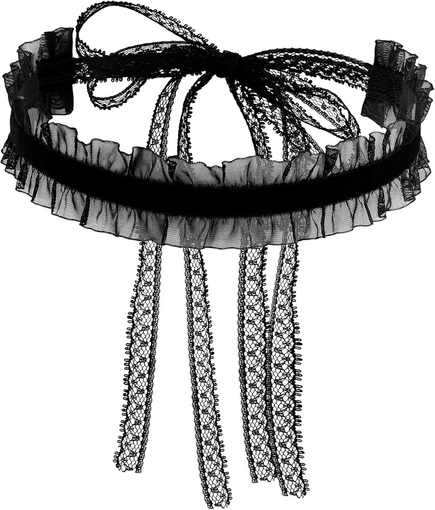 Sacina Gothic Lace Victorian Choker, White Black Choker for Women, Goth Necklace, Vintage Necklac... | Amazon (US)