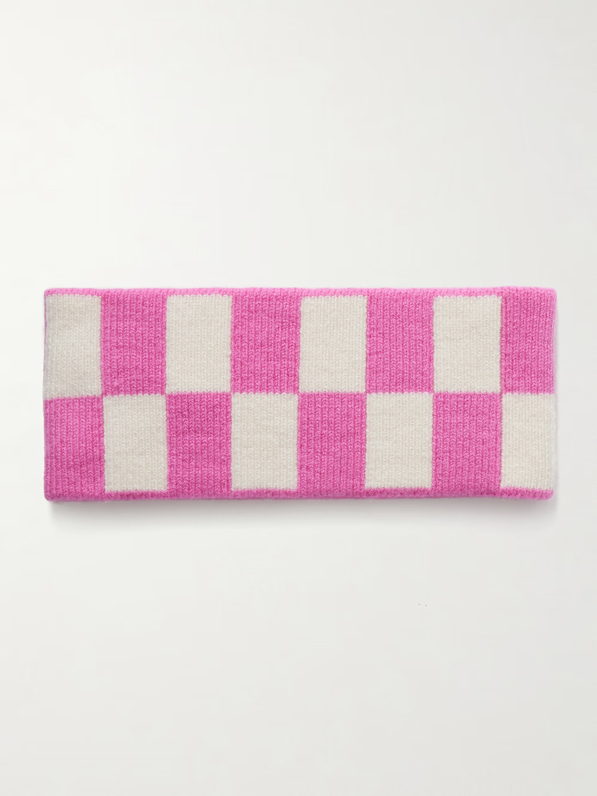 Checked cashmere headband | NET-A-PORTER (UK & EU)