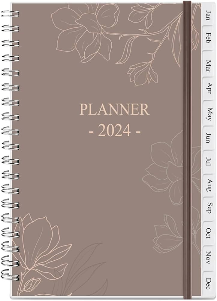 2024 Planner - Weekly & Monthly Planner Runs from January 2024 to December 2024, 6" x 8.3", 12 Mo... | Amazon (US)