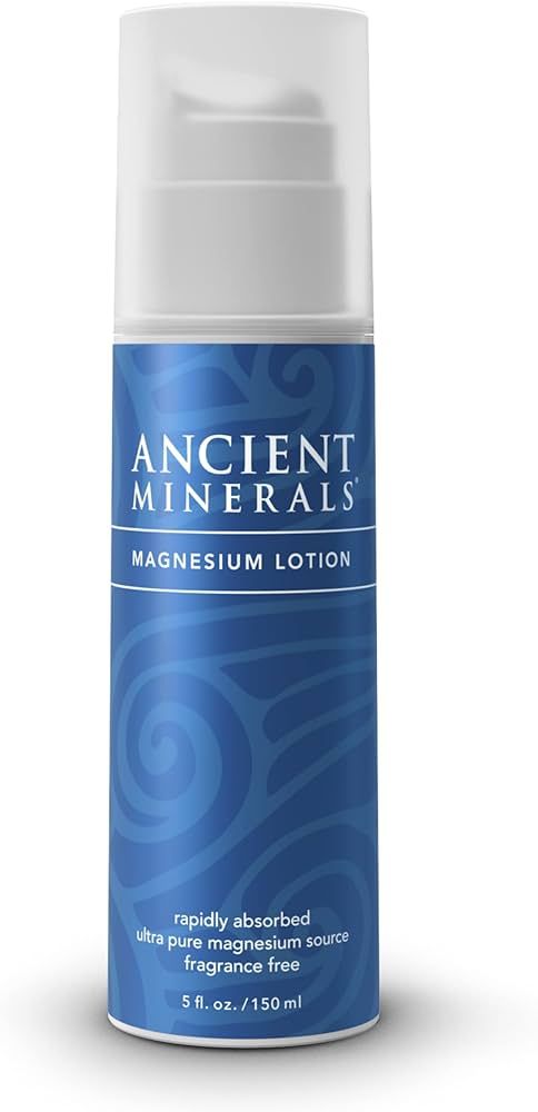 Ancient Minerals Magnesium Lotion high concentration genuine zechstein topical magnesium chloride... | Amazon (US)