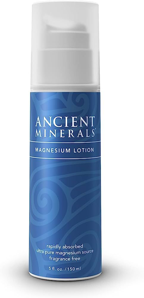 Ancient Minerals Magnesium Lotion high concentration genuine zechstein topical magnesium chloride... | Amazon (US)
