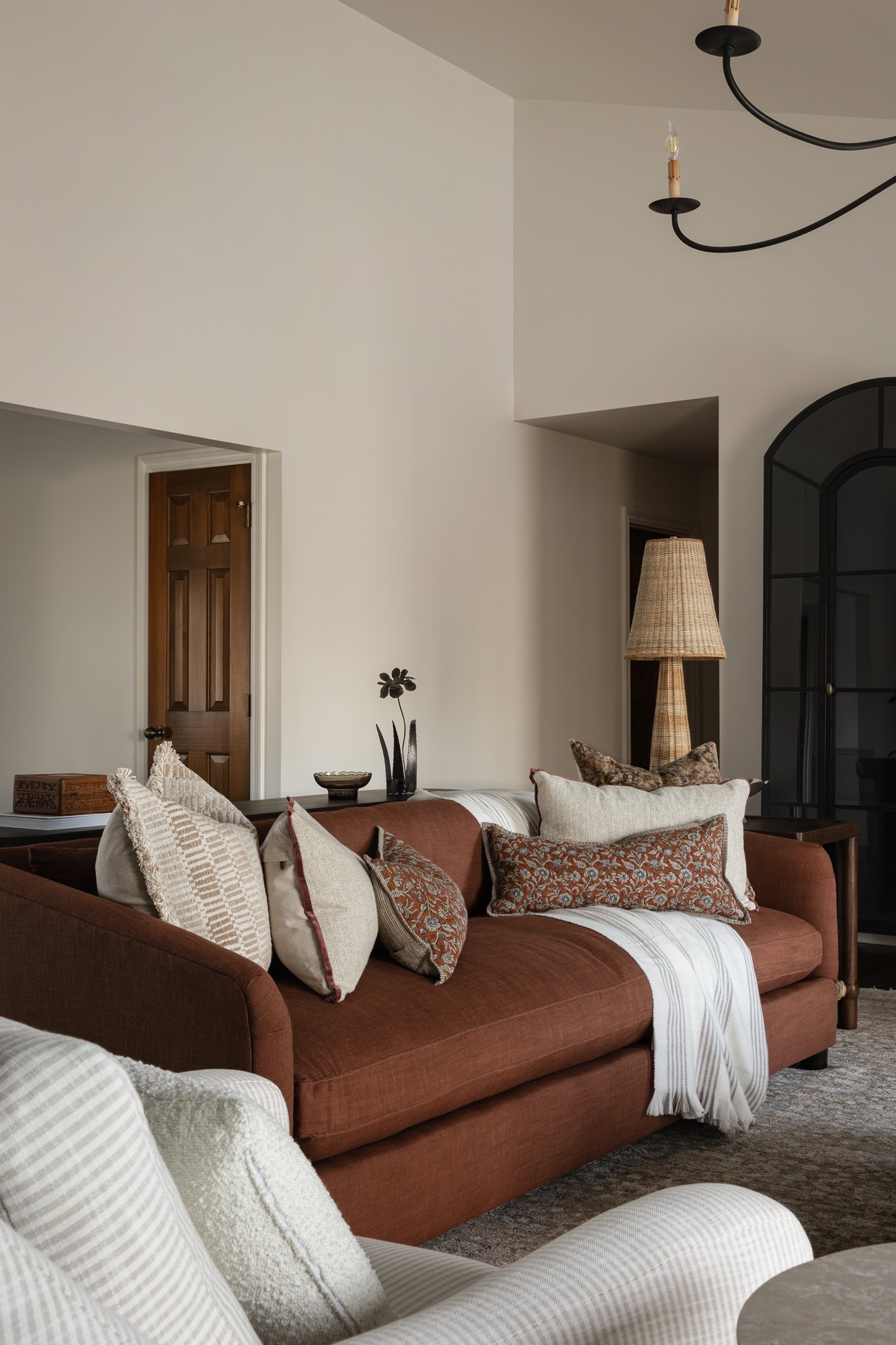 Earthy living room, rust colored sofa, burgundy sofa, spring throw pillows, spring home decor

#LTKSeasonal #LTKHome #LTKFamily