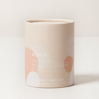 AURIA CRYSTAL CANDLE – ROSE QUARTZ | Indigo (CA)