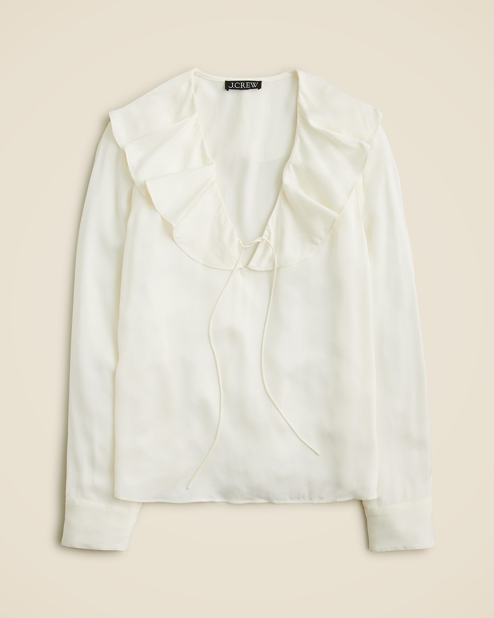 Goldie top in satin | J. Crew US