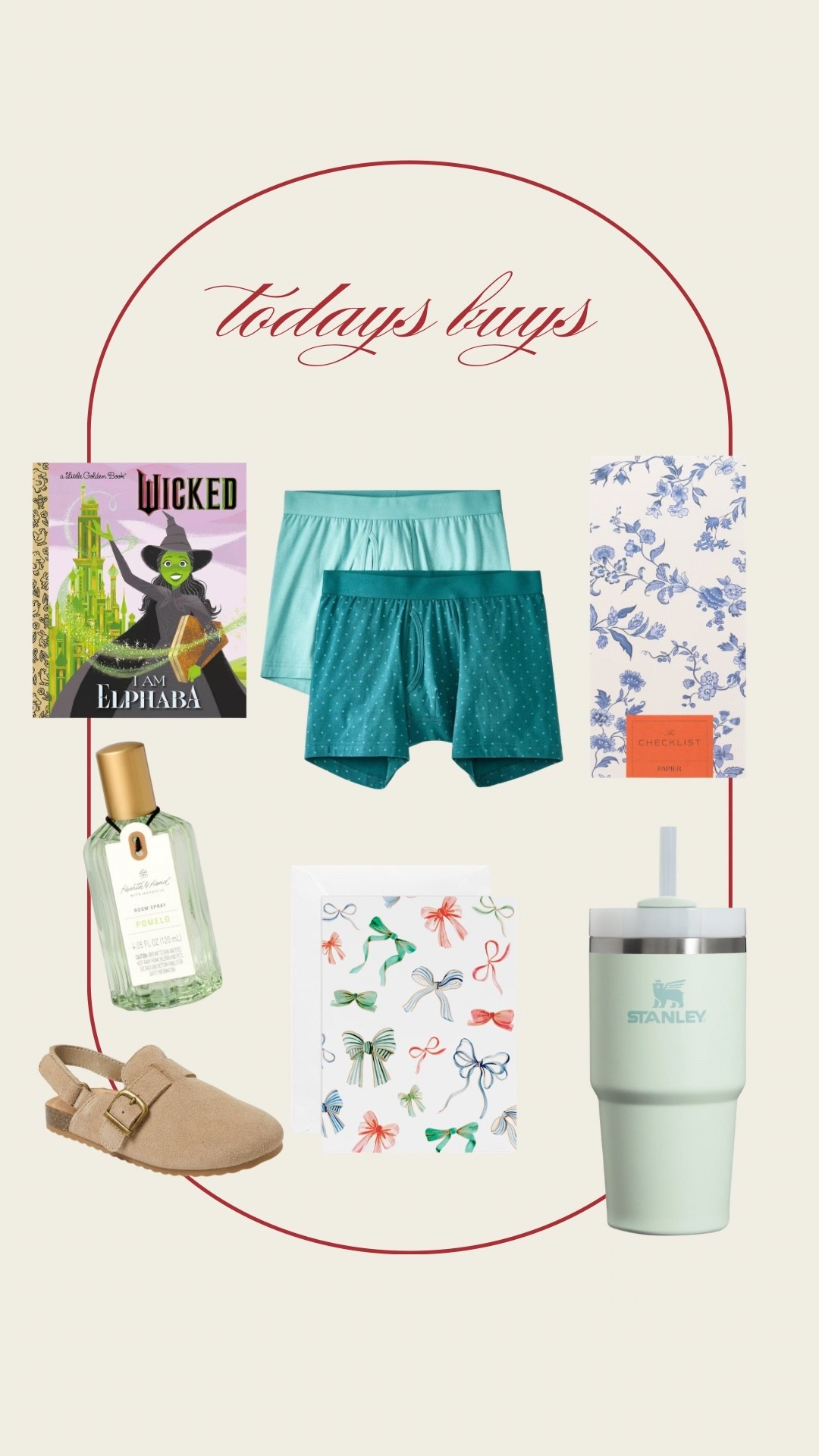 My purchases today from my story!