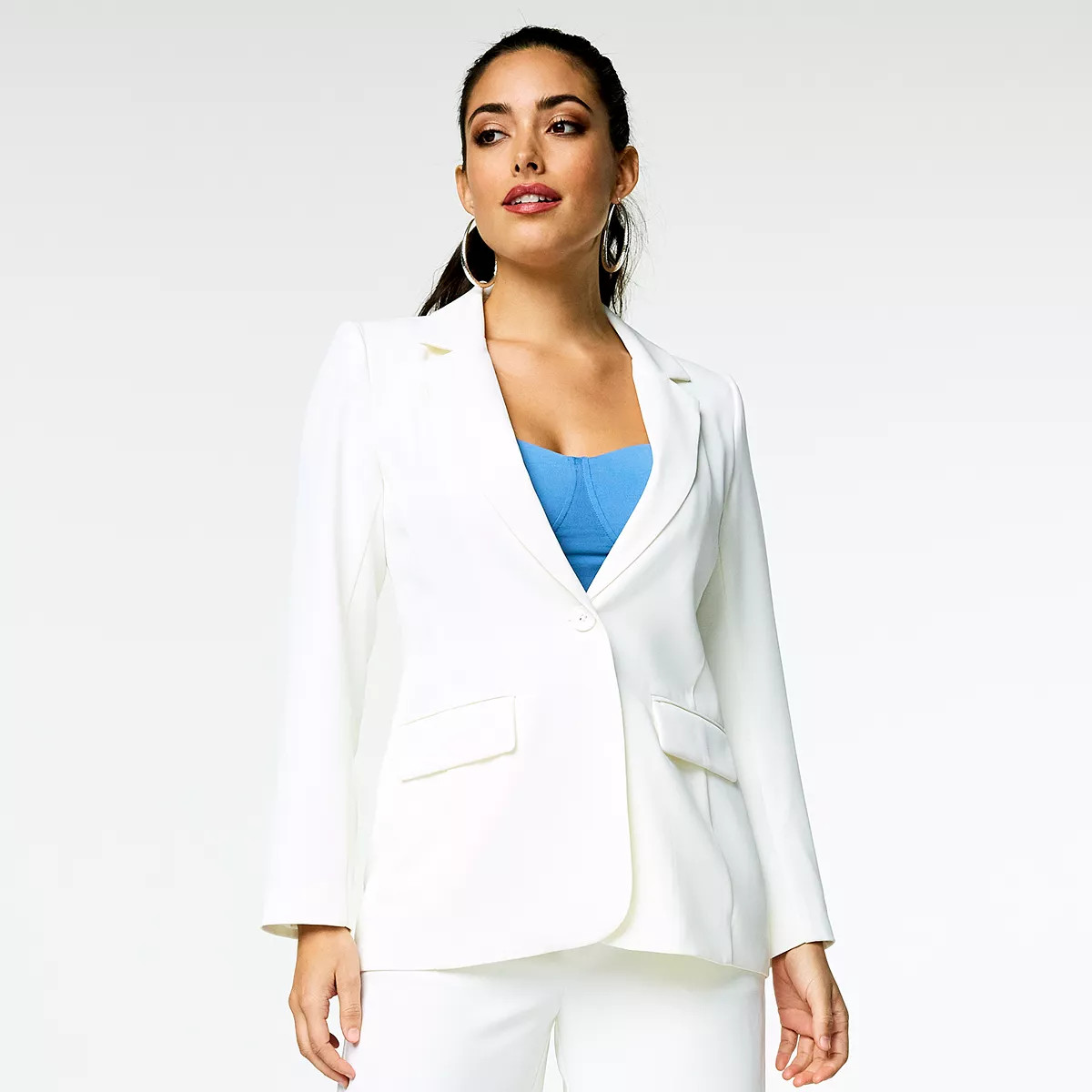 Women's INTEMPO Long Boyfriend Blazer | Kohl's