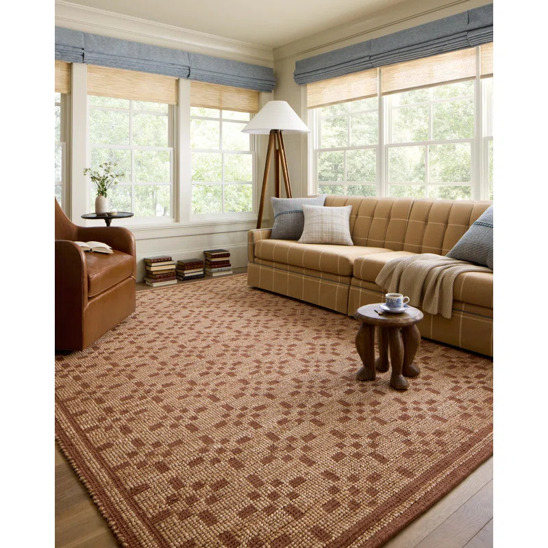 Chris Loves Julia x Loloi Judy Natural / Spice Area Rug | Wayfair North America
