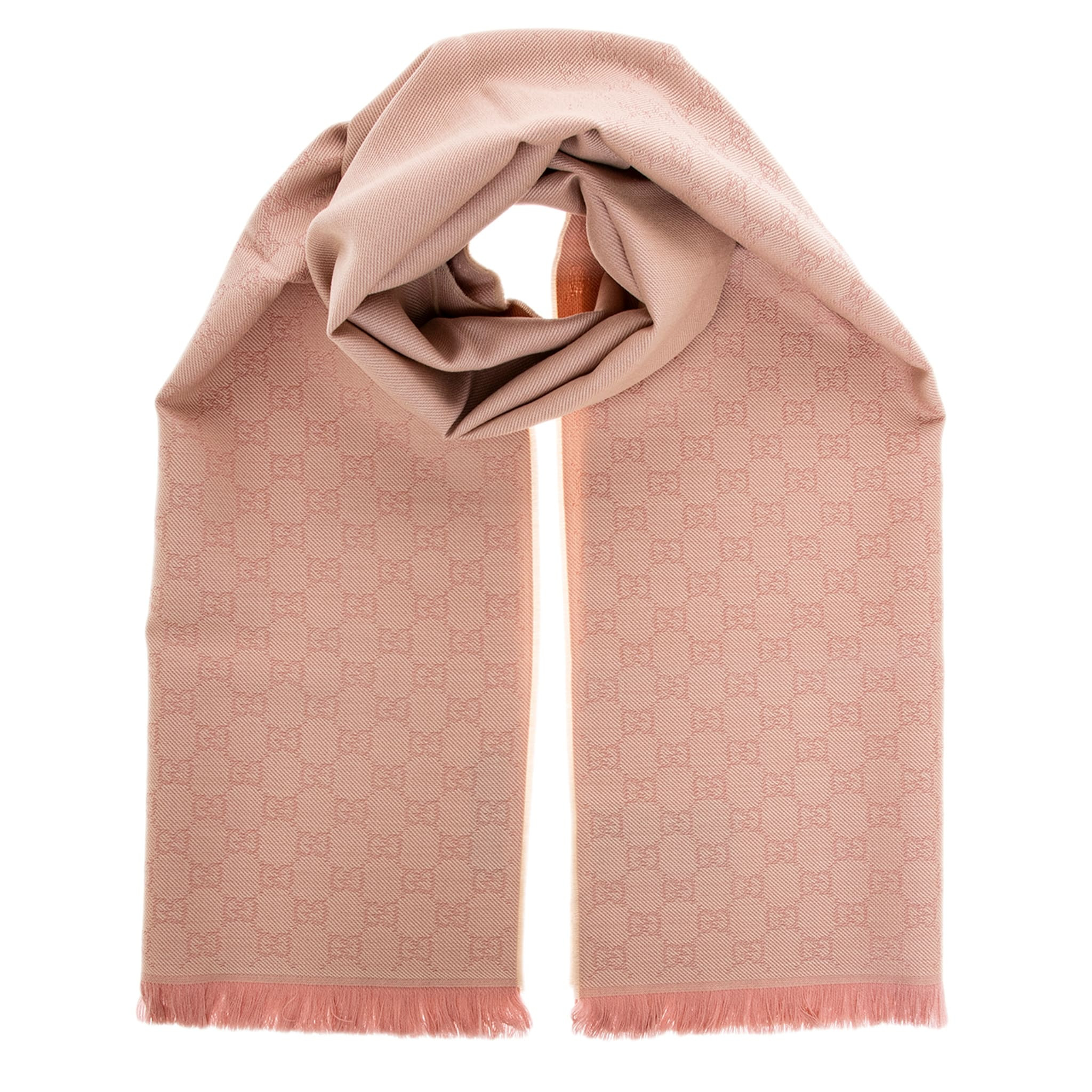 Gucci GG Wool Scarf | Overstock