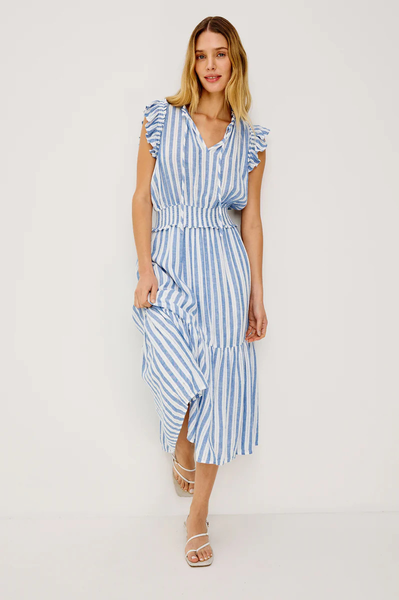 GARDEN DRESS - ATLANTIS STRIPE | Rails