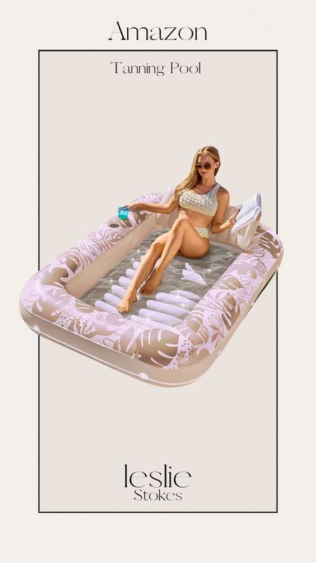 Tanning pool lounger 

#LTKSeasonal
