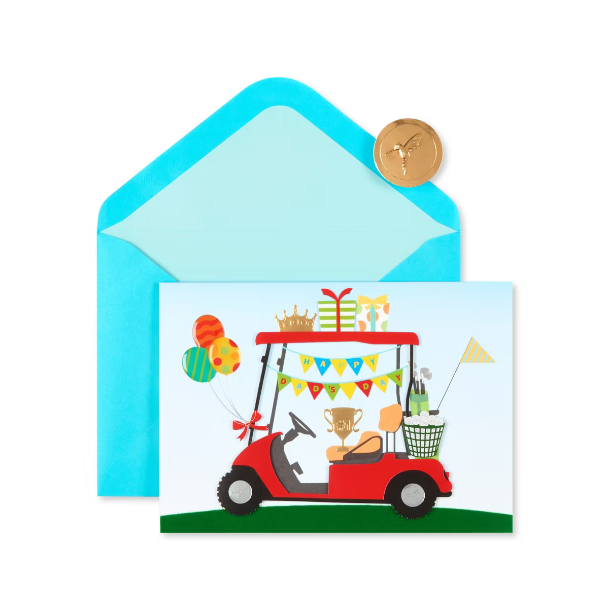 Father's Day Card Handmade Golf Cart - PAPYRUS | Target