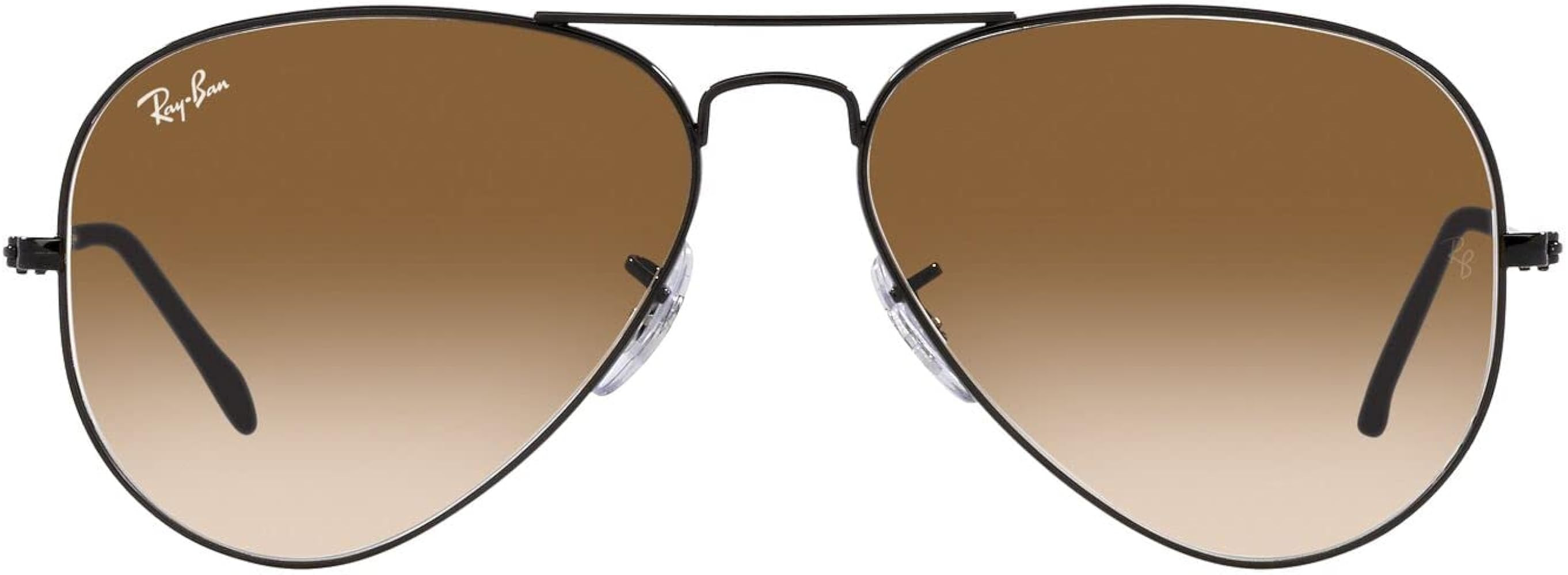 Ray-Ban Rb3025 Classic Aviator Sunglasses | Brown Sunglasses Aviators Amazon Sunglasses Amazon | Amazon (US)