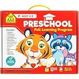 School Zone - Preschool Full Learning Program - Ages 3-5, Workbooks, Flash Cards, Early Reading B... | Amazon (US)
