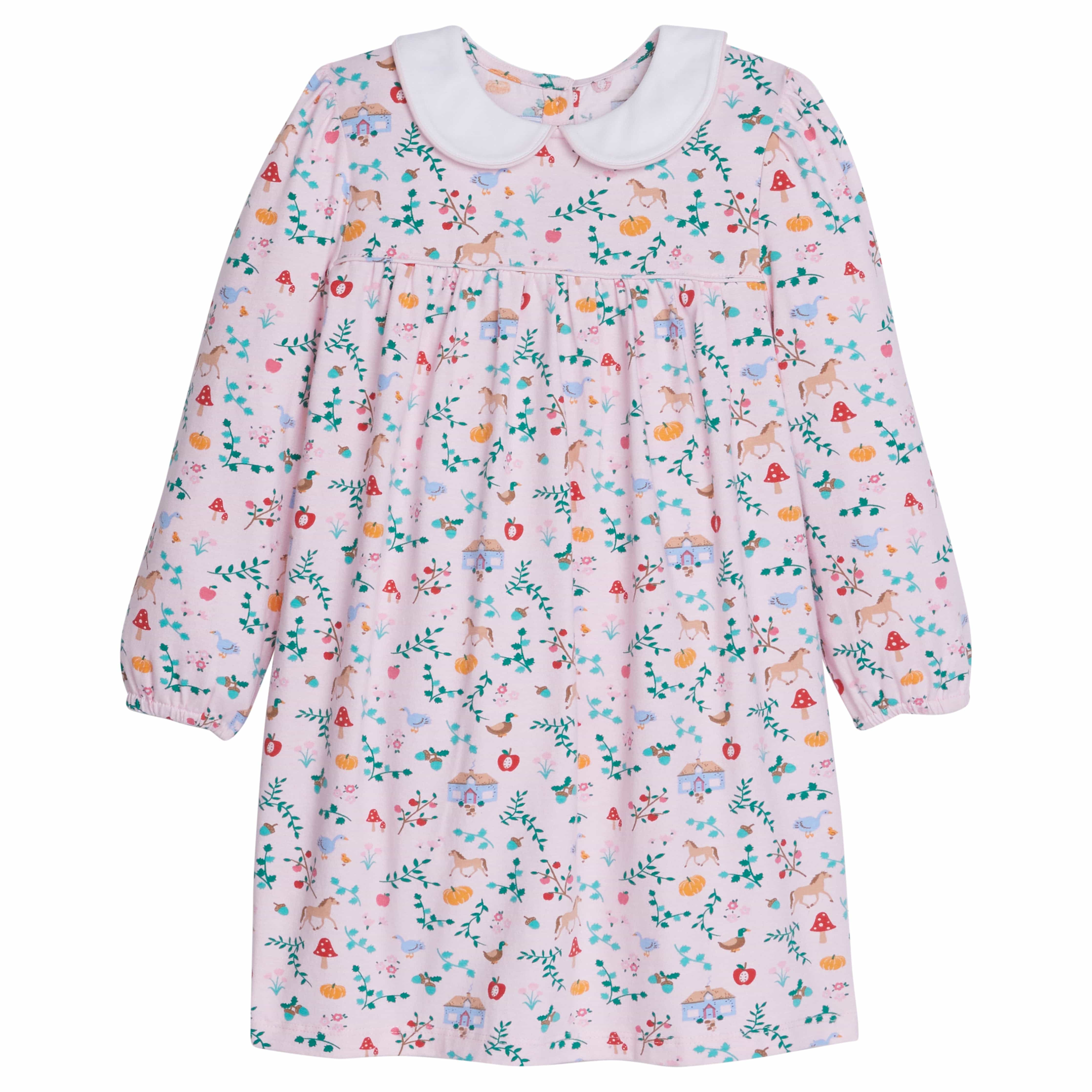 Evelyn Dress - Harvest Print | Little English