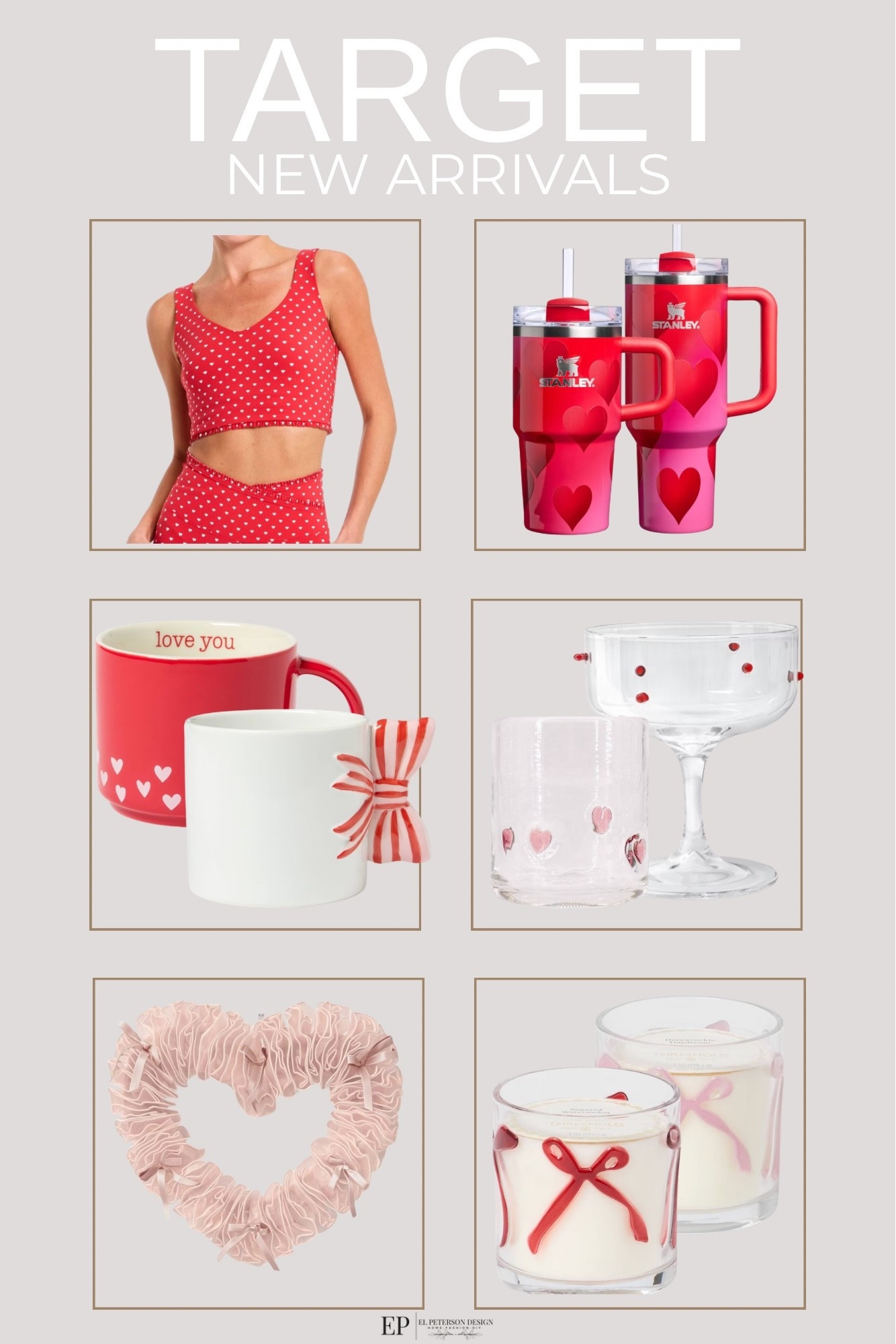 Target 
New Arrivals
Mug
Glasses
Stanley cup
Wreath
Candles
Workout top
Work out leggings 


#LTKFindsUnder50 #LTKFindsUnder100 #LTKWorkwear