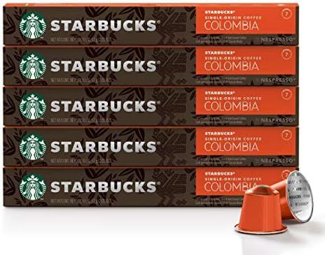 Starbucks by Nespresso, Single-Origin Colombia (50-count single serve capsules, compatible with N... | Amazon (US)