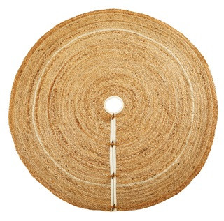 CANVAS Christmas Decoration Sisal Tree Skirt with Wooden Toggles, 48-in#051-4843-8 | Canadian Tire