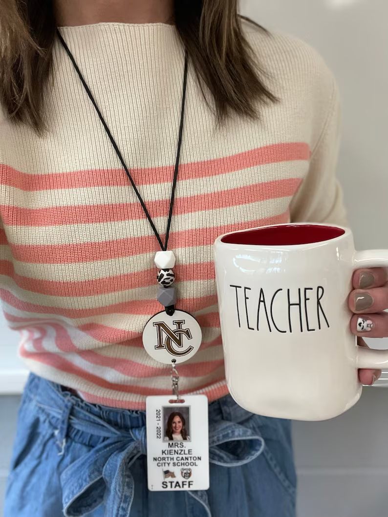 Personalized Teacher Lanyard Teacher Lanyard With Name - Etsy | Etsy (US)